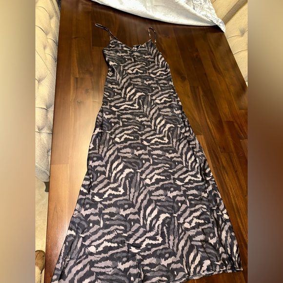 Allsaints Animal Print Slip Dress (D9) - Picture 2 of 6